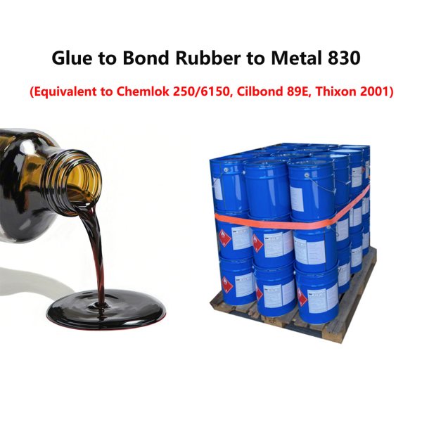 Glue to Bond Rubber to Metal 830 - Equivalent to Chemlok 250/6150, Cilbond 89E, Thixon 2001