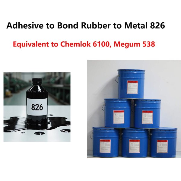 Adhesive to Bond Rubber to Metal 826 Covercoat Adhesive for Bonding Elastomers to Metal
